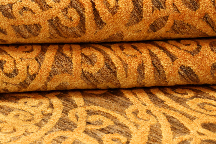 Goldenrod Abstract 6' 2 x 9' 5 - No. 65101 - ALRUG Rug Store