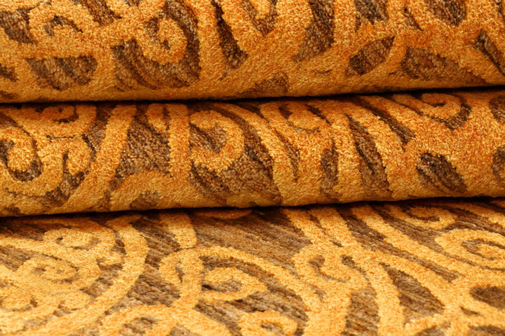 Goldenrod Abstract 6'  2" x 9'  5" - No. QA65265