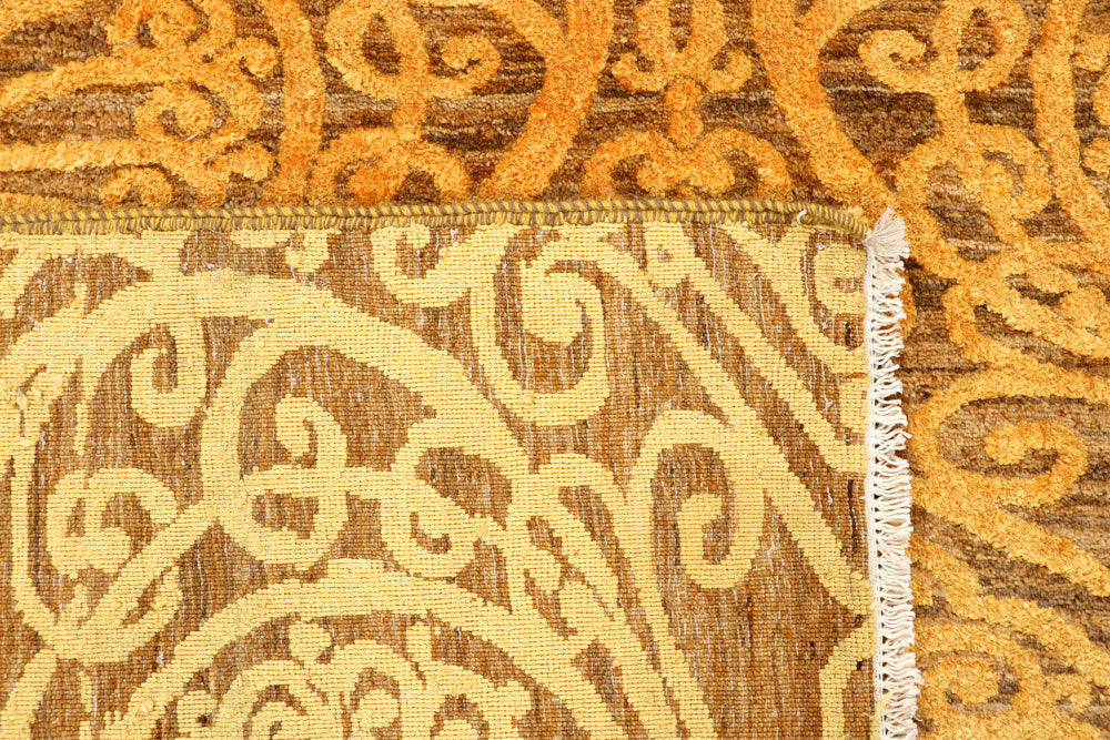 Goldenrod Abstract 6' 2 x 9' 5 - No. 65101 - ALRUG Rug Store