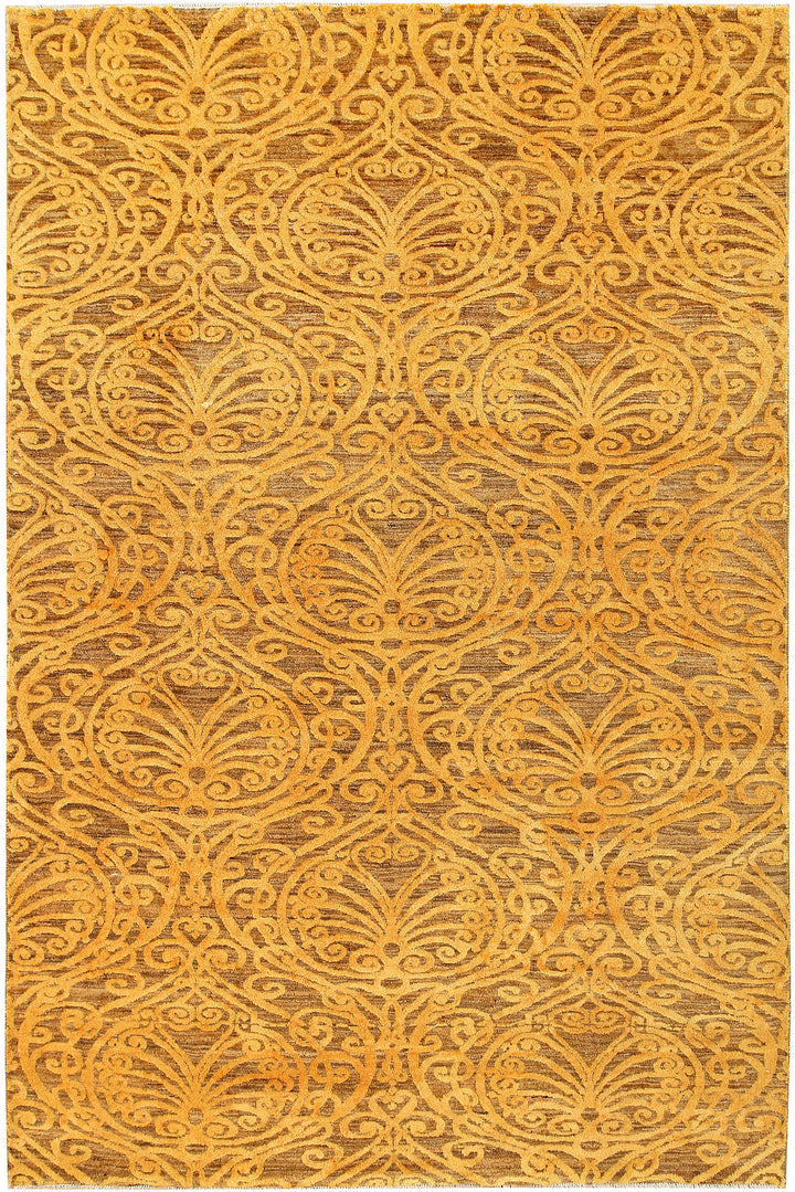 Goldenrod Abstract 6' 2 x 9' 5 - No. 65101 - ALRUG Rug Store