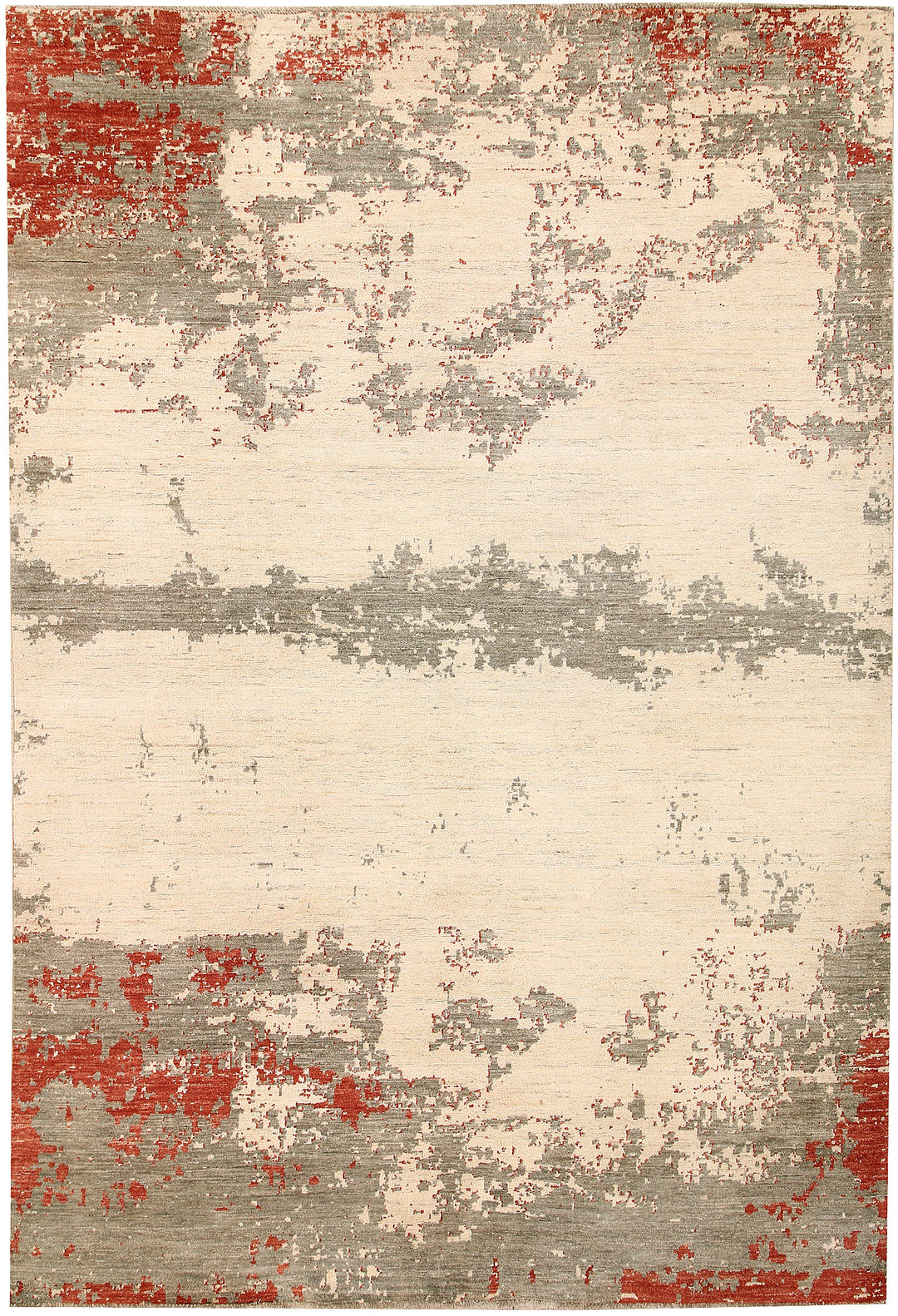 Blanched Almond Abstract 6' 6 x 9' 7 - No. 65102 - ALRUG Rug Store