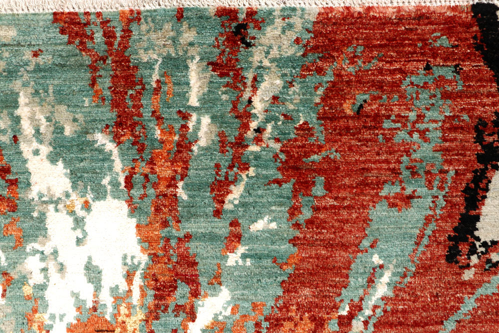 Multi Colored Abstract 6' 2 x 8' 8 - No. 65103 - ALRUG Rug Store