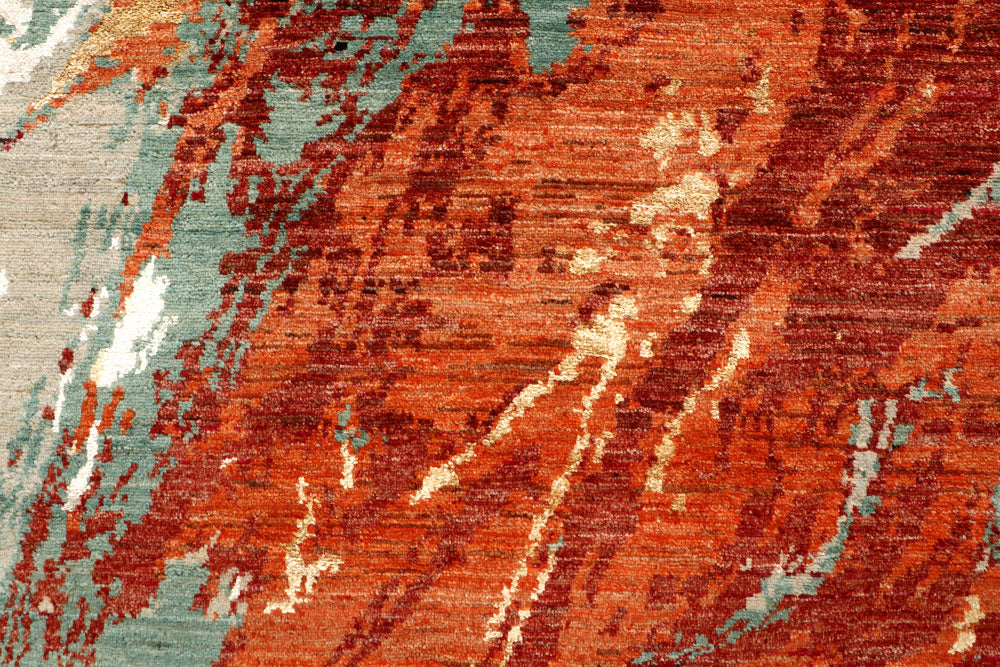 Multi Colored Abstract 6' 2 x 8' 8 - No. 65103 - ALRUG Rug Store