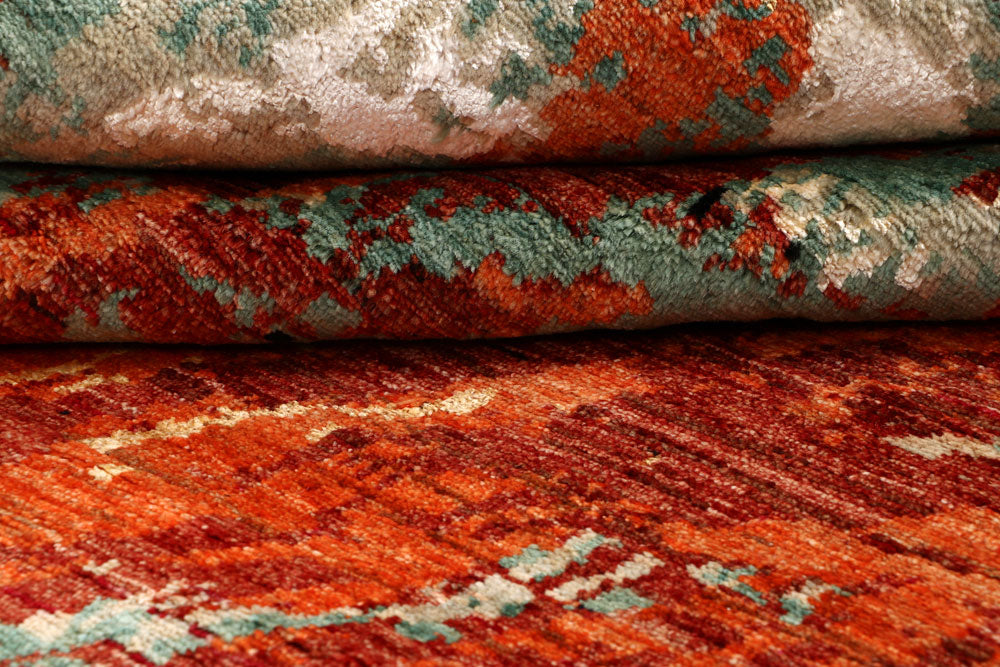 Multi Colored Abstract 6' 2 x 8' 8 - No. 65103 - ALRUG Rug Store