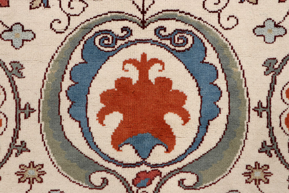 Bisque Ikat 5' 11 x 9' 1 - No. 65106 - ALRUG Rug Store