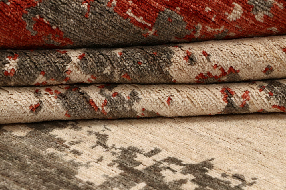 Bisque Abstract 6' 8 x 9' 9 - No. 65110 - ALRUG Rug Store