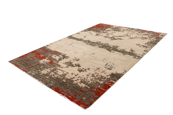 Bisque Abstract 6' 8 x 9' 9 - No. 65110 - ALRUG Rug Store