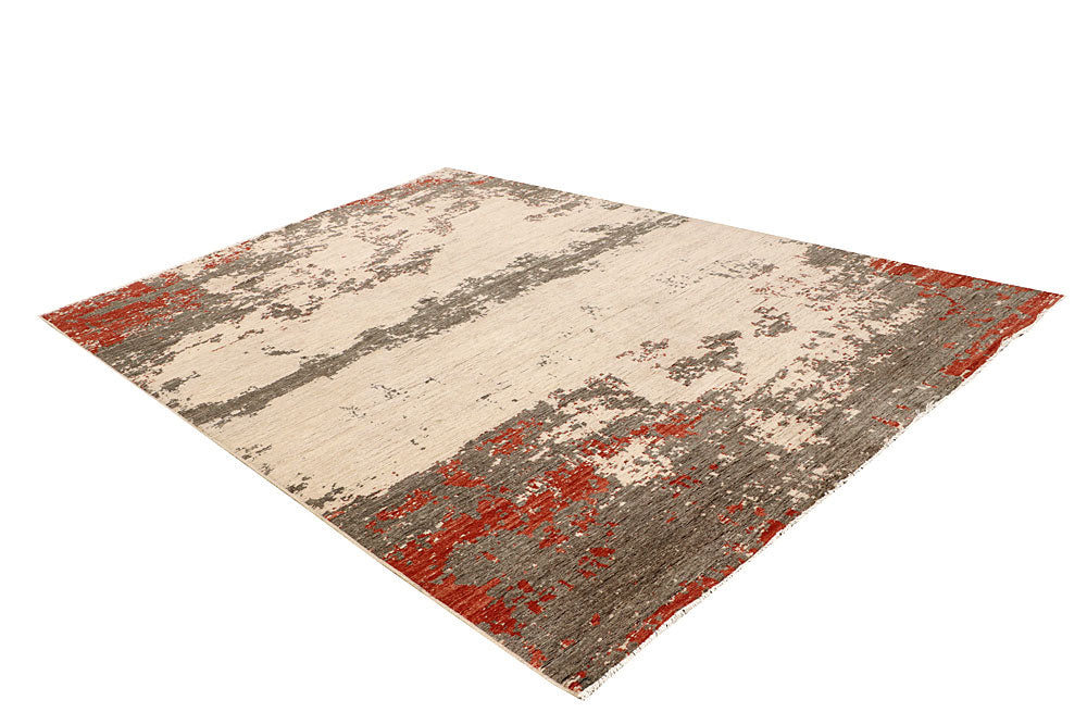 Bisque Abstract 6' 8 x 9' 9 - No. 65110 - ALRUG Rug Store