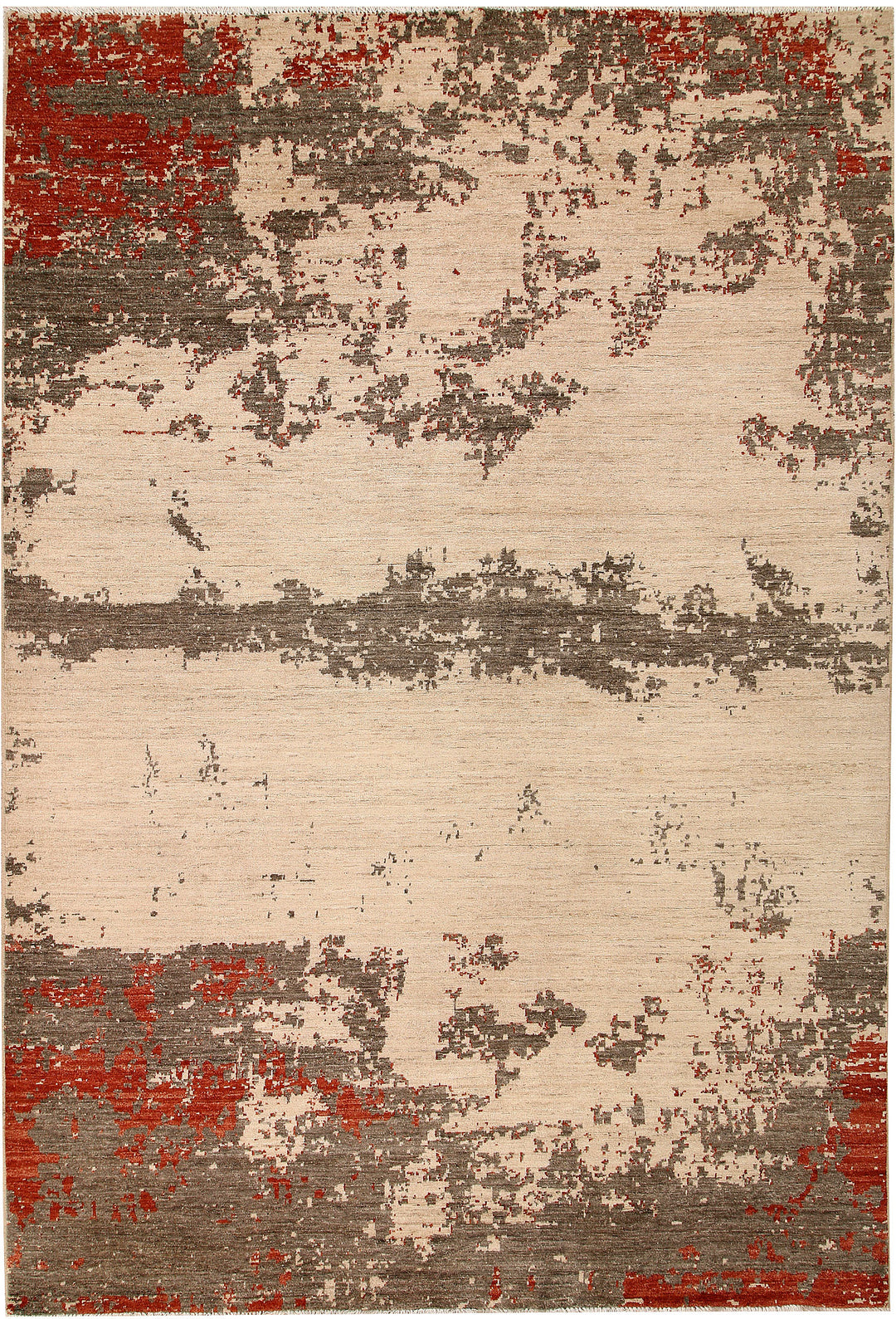 Bisque Abstract 6' 8 x 9' 9 - No. 65110 - ALRUG Rug Store