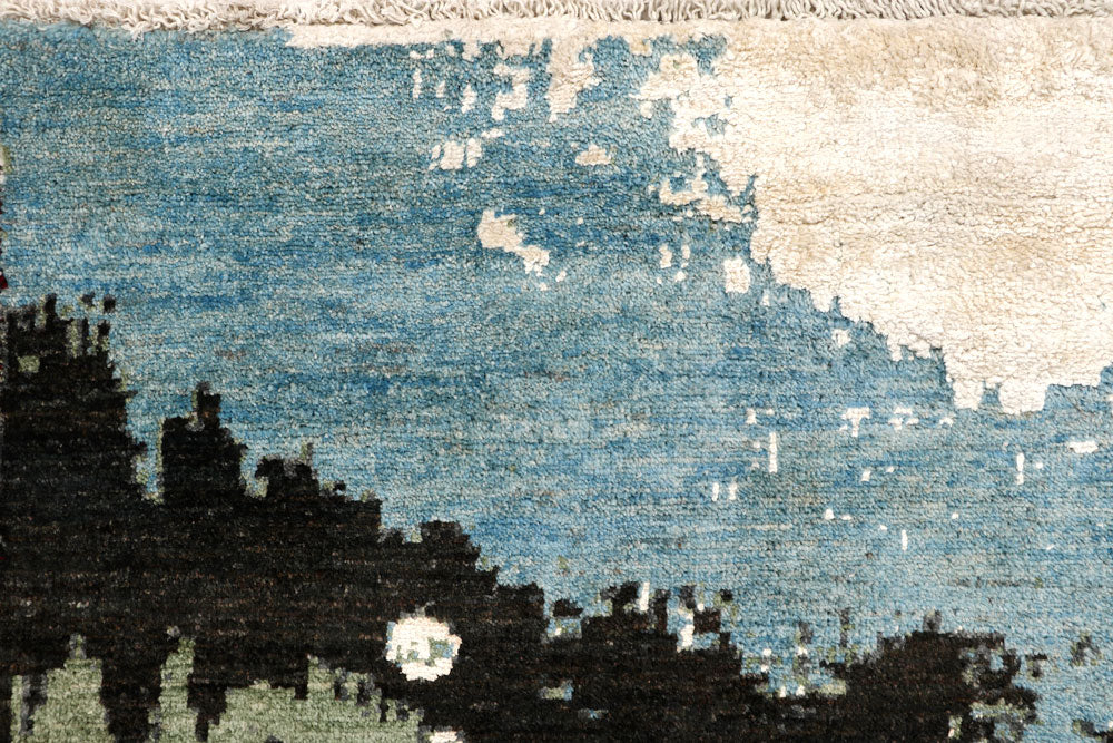 Multi Colored Abstract 6' 6 x 9' 7 - No. 65111 - ALRUG Rug Store