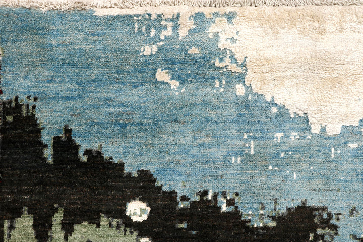 Multi Colored Abstract 6' 6 x 9' 7 - No. 65111 - ALRUG Rug Store