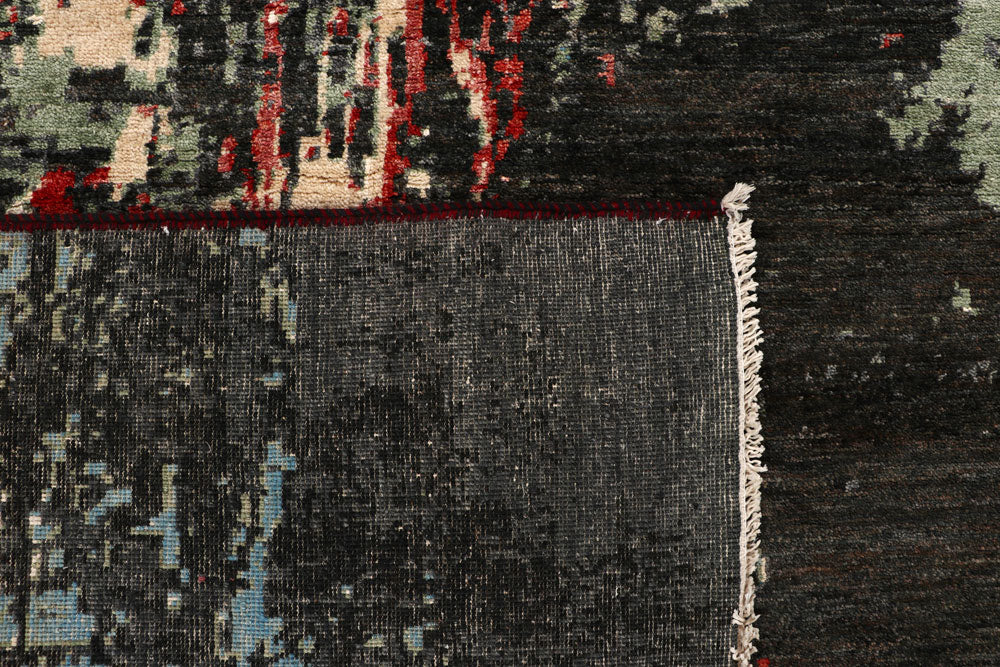 Multi Colored Abstract 6' 6 x 9' 7 - No. 65111 - ALRUG Rug Store