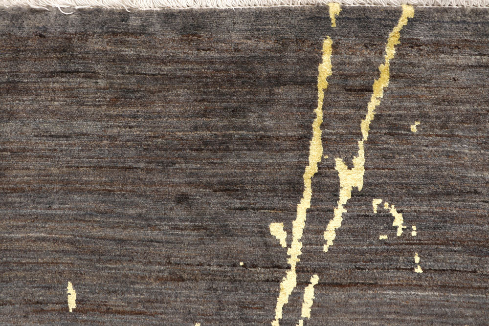 Saddle Brown Abstract 6' 3 x 9' 5 - No. 65112 - ALRUG Rug Store