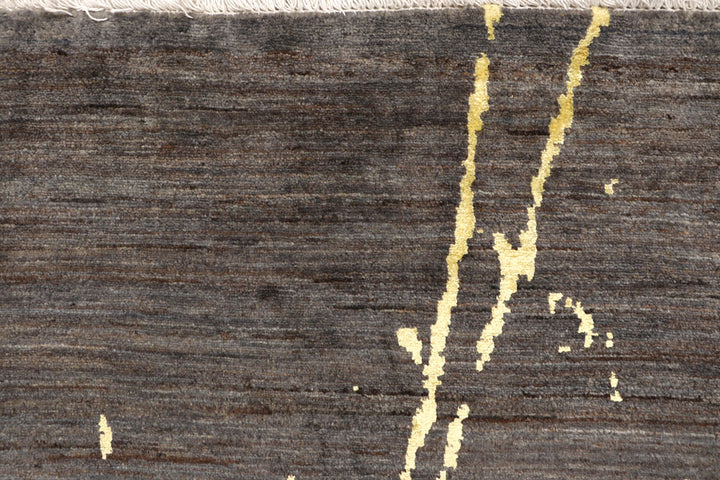 Saddle Brown Abstract 6' 3 x 9' 5 - No. 65112 - ALRUG Rug Store