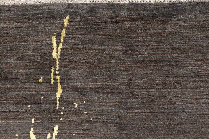 Saddle Brown Abstract 6' 3 x 9' 5 - No. 65112 - ALRUG Rug Store