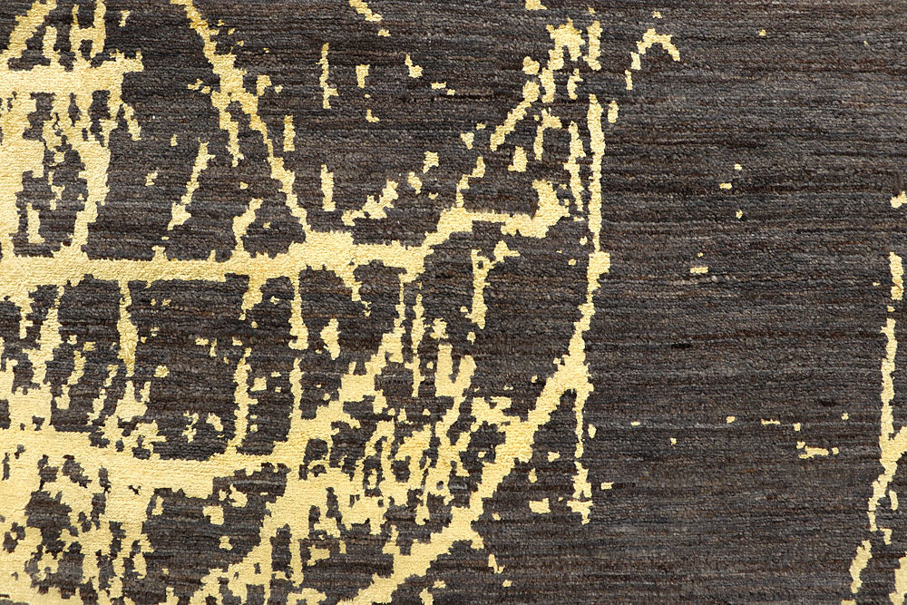 Saddle Brown Abstract 6' 3 x 9' 5 - No. 65112 - ALRUG Rug Store