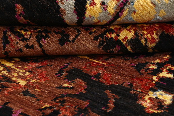 Multi Colored Abstract 6' x 9' 4 - No. 65113 - ALRUG Rug Store