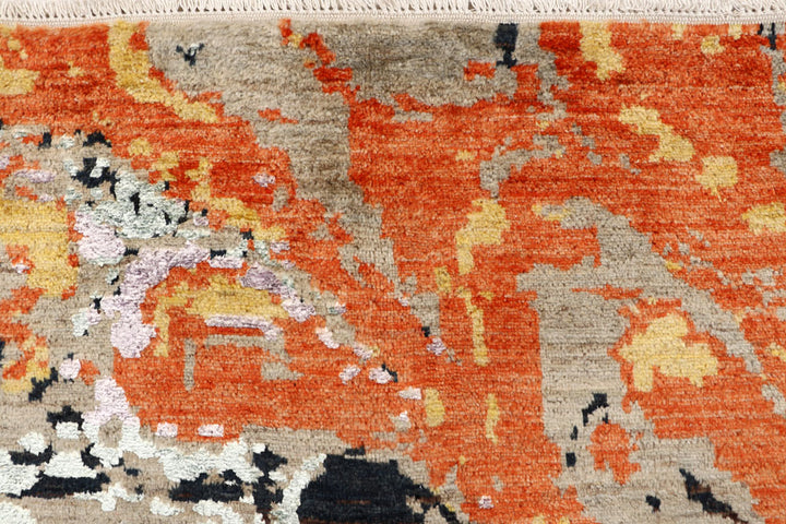 Multi Colored Abstract 6' 2 x 9' 5 - No. 65114 - ALRUG Rug Store