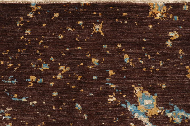 Saddle Brown Abstract 6' 6 x 9' 6 - No. 65115 - ALRUG Rug Store