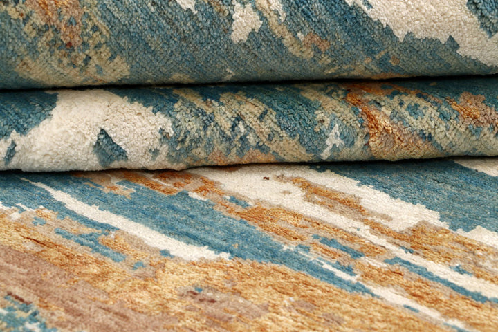 Multi Colored Abstract 6' 7 x 9' 9 - No. 65116 - ALRUG Rug Store