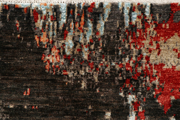 Multi Colored Abstract 6' 6 x 9' 8 - No. 65117 - ALRUG Rug Store