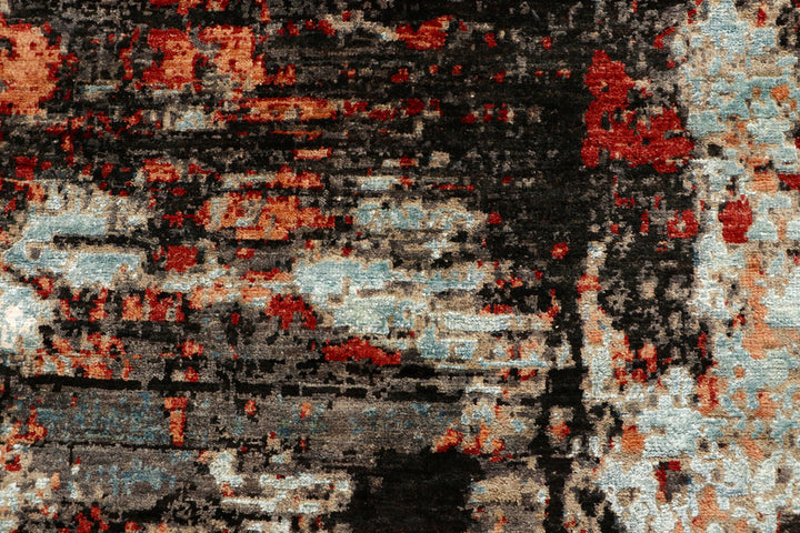 Multi Colored Abstract 6' 6 x 9' 8 - No. 65117 - ALRUG Rug Store