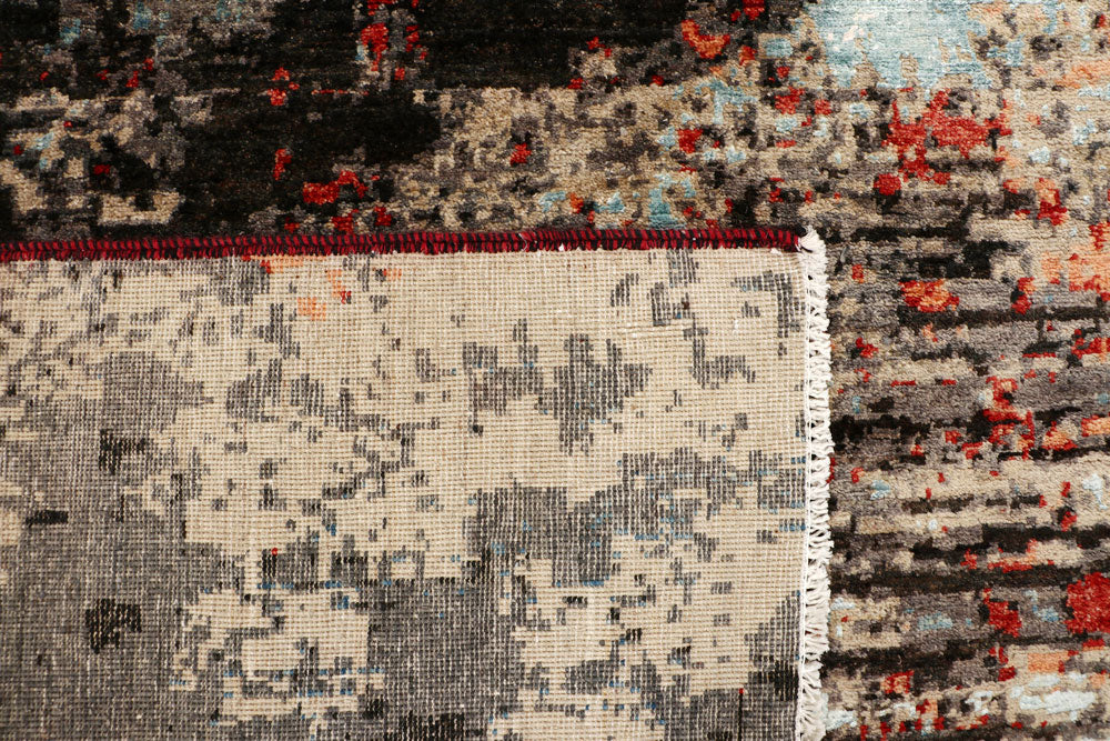 Multi Colored Abstract 6' 6 x 9' 8 - No. 65117 - ALRUG Rug Store