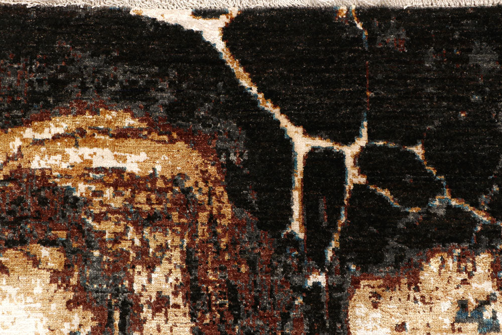 Multi Colored Abstract 6' 7 x 9' 9 - No. 65118 - ALRUG Rug Store