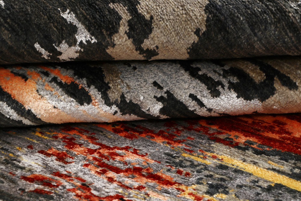 Multi Colored Abstract 6' 2 x 8' 11 - No. 65119 - ALRUG Rug Store