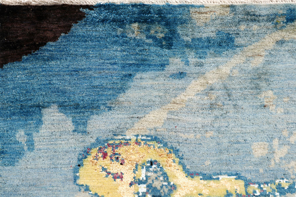 Multi Colored Abstract 6' 2 x 9' 5 - No. 65120 - ALRUG Rug Store