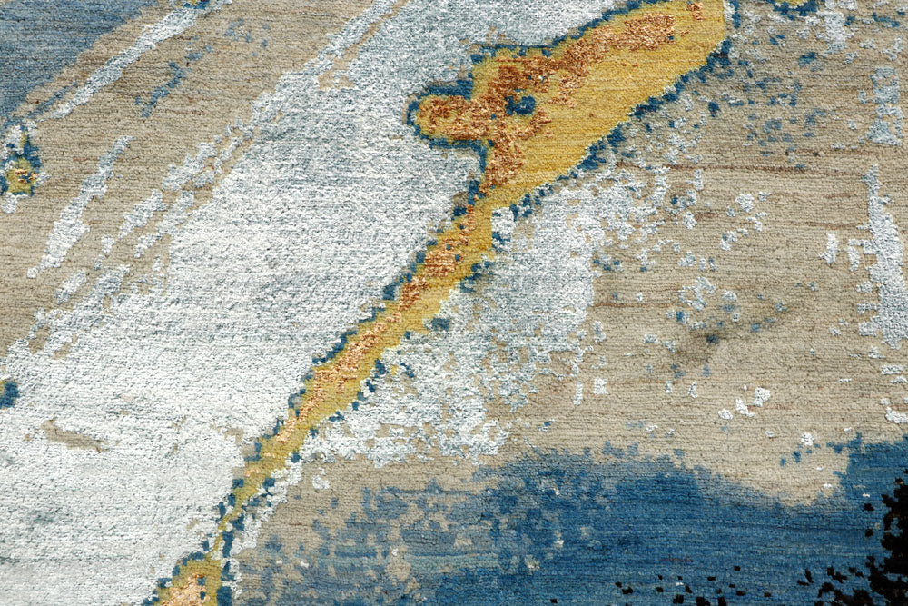 Multi Colored Abstract 6' 2 x 9' 5 - No. 65120 - ALRUG Rug Store