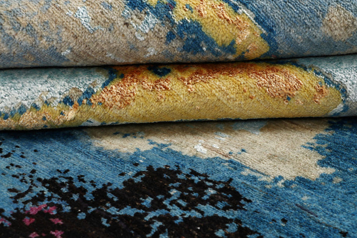 Multi Colored Abstract 6' 2 x 9' 5 - No. 65120 - ALRUG Rug Store