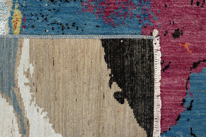 Multi Colored Abstract 6' 2 x 9' 5 - No. 65120 - ALRUG Rug Store