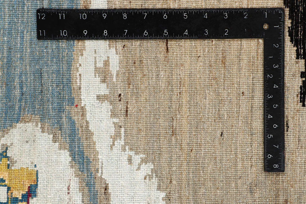 Multi Colored Abstract 6' 2 x 9' 5 - No. 65120 - ALRUG Rug Store