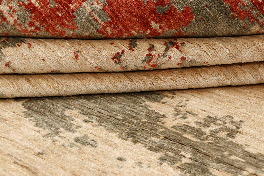 Bisque Abstract 6' 6 x 9' 8 - No. 65121 - ALRUG Rug Store