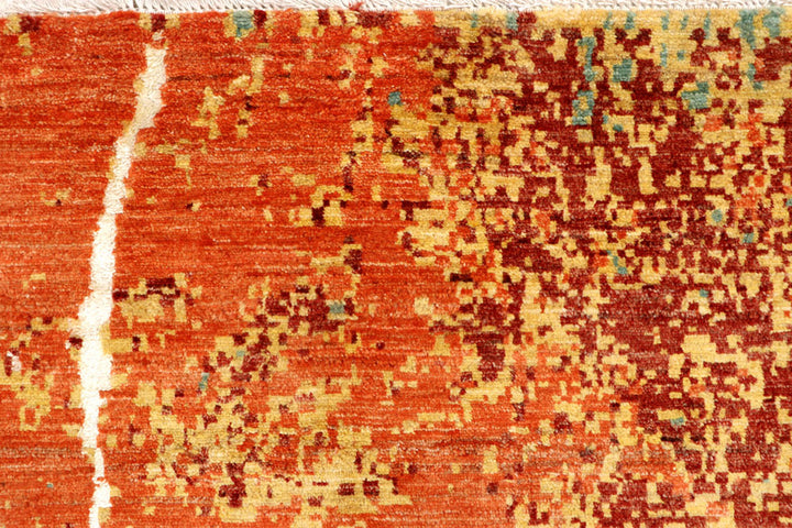 Multi Colored Abstract 8'  2" x 10'  7" - No. QA62657