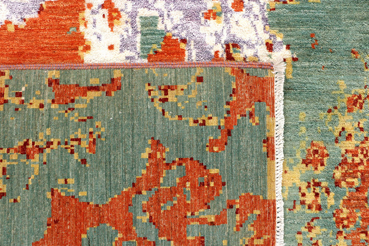 Multi Colored Abstract 8' 2 x 10' 7 - No. 65122 - ALRUG Rug Store