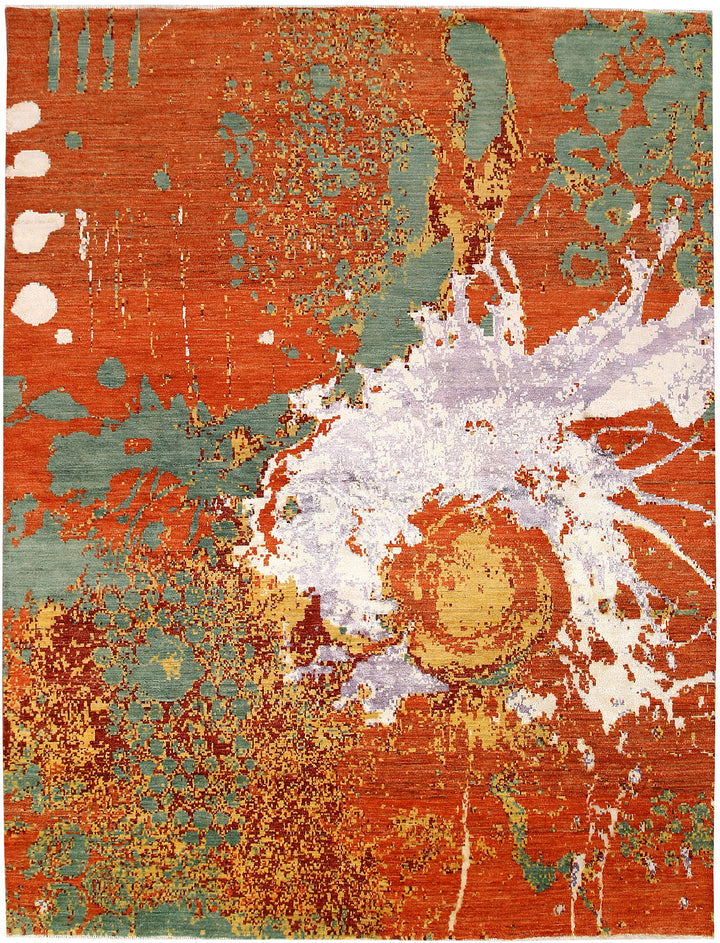 Multi Colored Abstract 8' 2 x 10' 7 - No. 65122 - ALRUG Rug Store