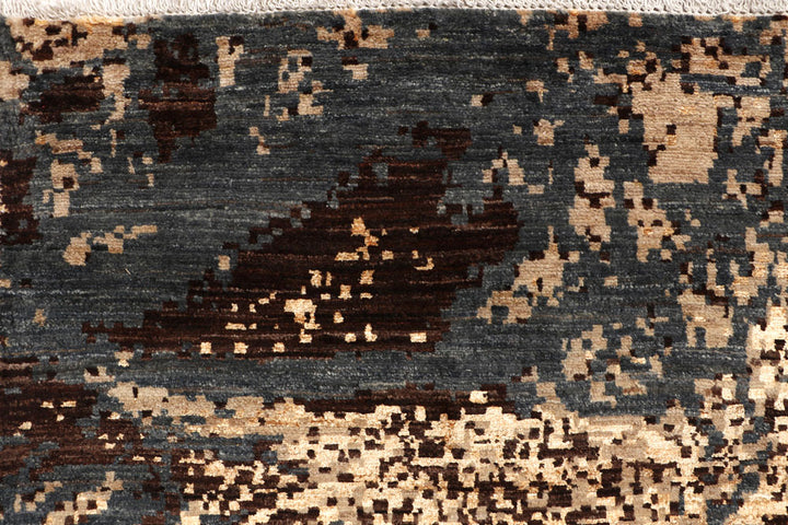 Multi Colored Abstract 8' x 9' 11 - No. 65123 - ALRUG Rug Store