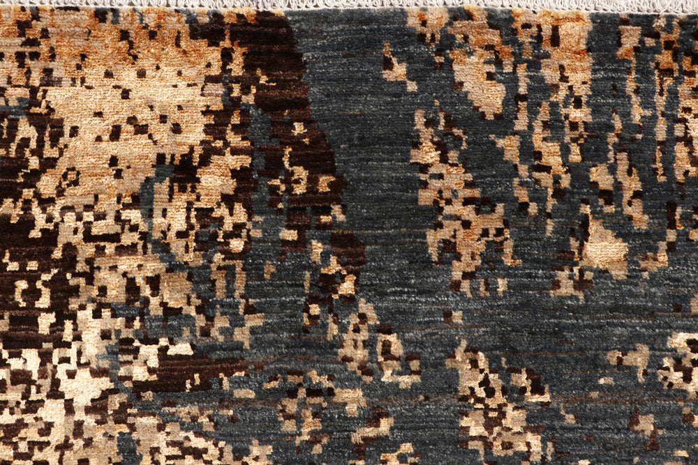 Multi Colored Abstract 8' x 9' 11 - No. 65123 - ALRUG Rug Store