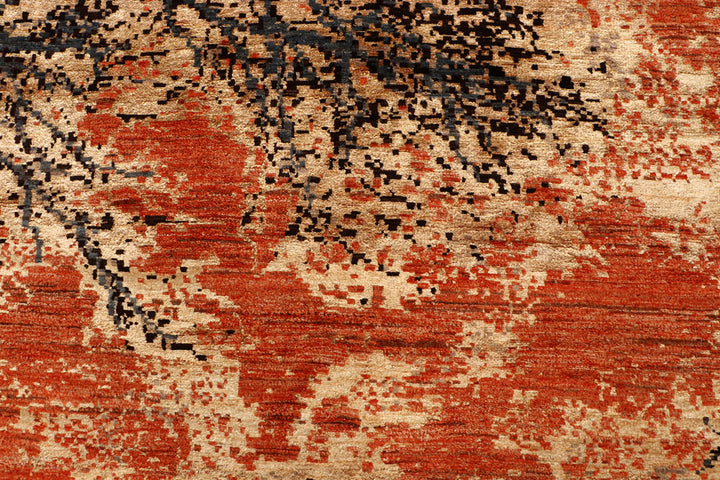 Multi Colored Abstract 8' x 9' 11 - No. 65123 - ALRUG Rug Store