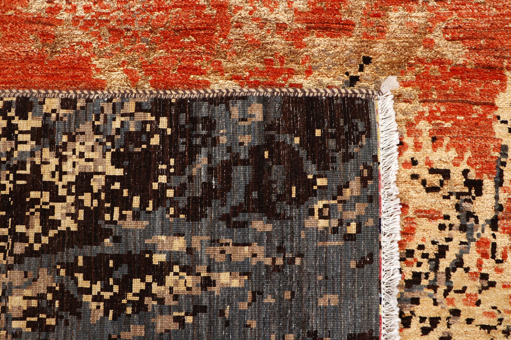 Multi Colored Abstract 8' x 9' 11 - No. 65123 - ALRUG Rug Store