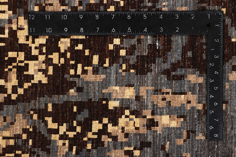 Multi Colored Abstract 8' x 9' 11 - No. 65123 - ALRUG Rug Store