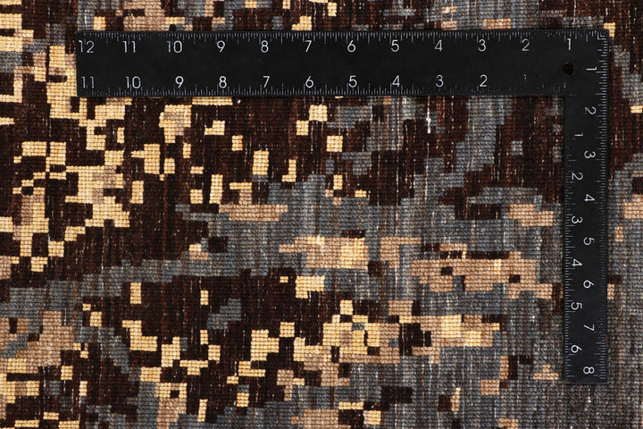 Multi Colored Abstract 8' x 9' 11 - No. 65123 - ALRUG Rug Store