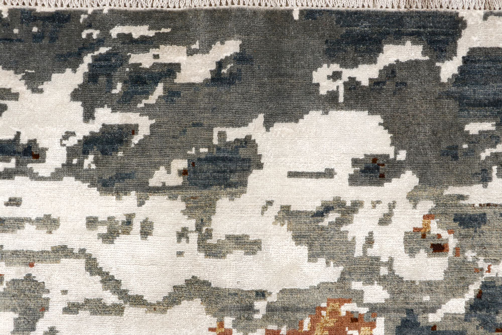 Multi Colored Abstract 8' x 9' 9 - No. 65124 - ALRUG Rug Store