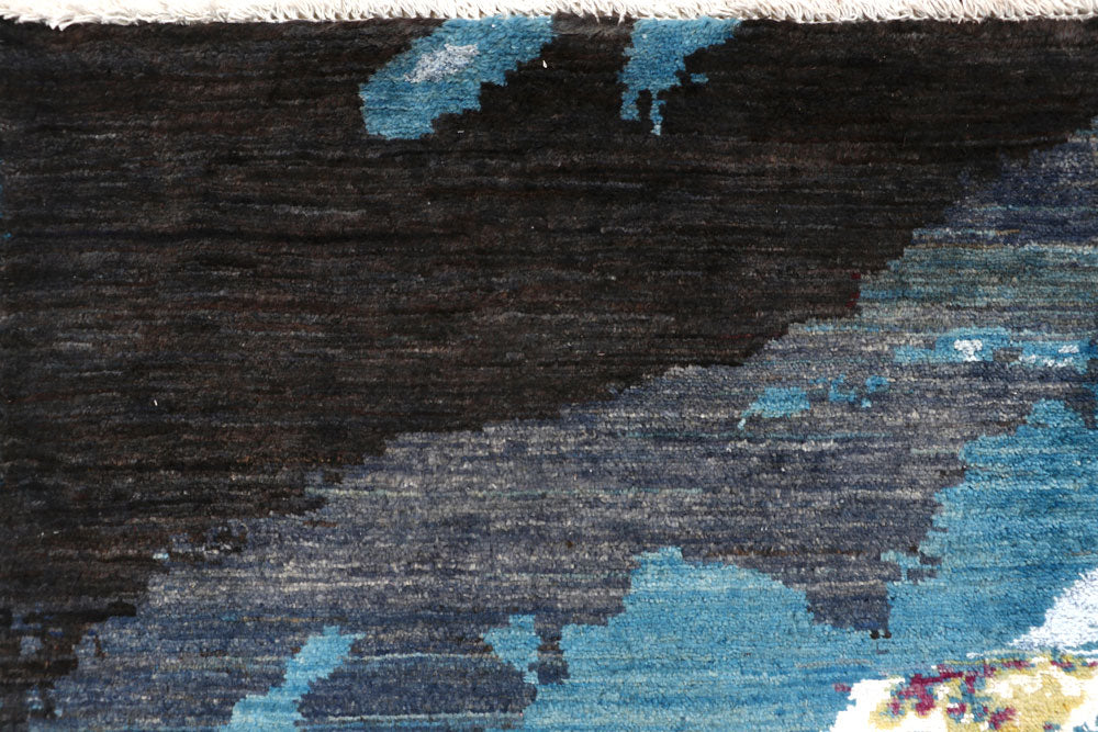 Multi Colored Abstract 8' x 9' 11 - No. 65125 - ALRUG Rug Store