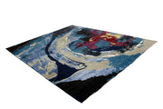 Multi Colored Abstract 8' x 9' 11 - No. 65125 - ALRUG Rug Store