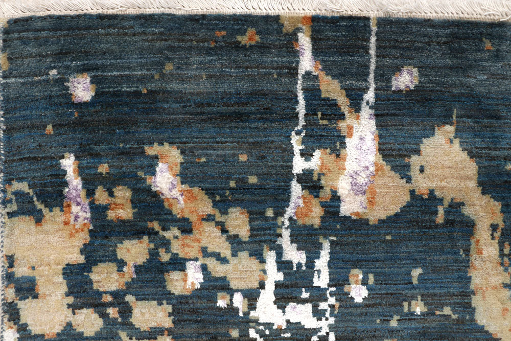 Multi Colored Abstract 8' x 10' 1 - No. 65126 - ALRUG Rug Store