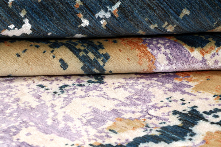 Multi Colored Abstract 8' x 10' 1 - No. 65126 - ALRUG Rug Store