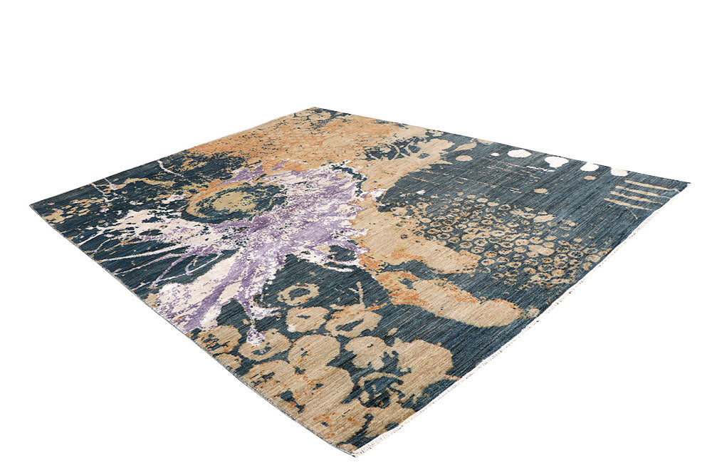 Multi Colored Abstract 8' x 10' 1 - No. 65126 - ALRUG Rug Store